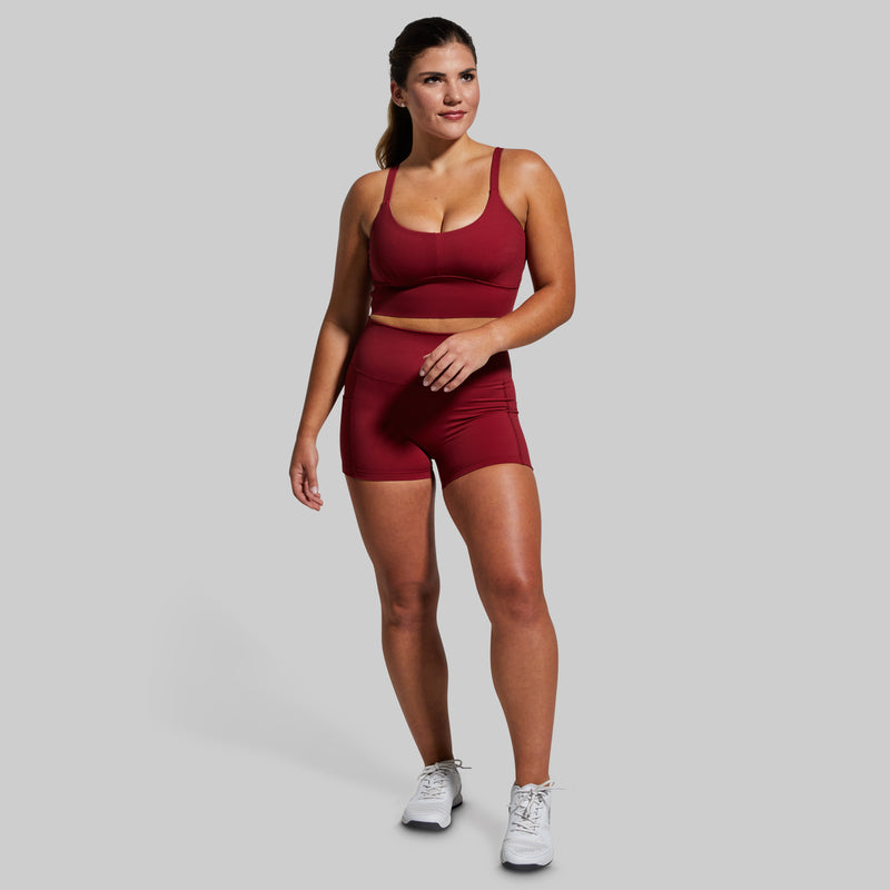 Your Go To Sports Bra (Rhubarb)