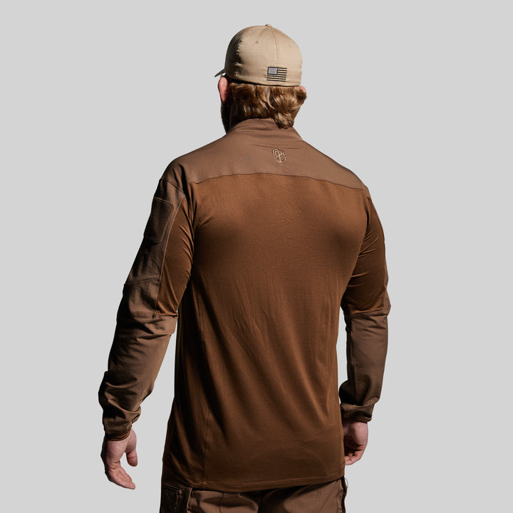 Tシャツ・カットソー THE COLDEST MOMENT TCM sat long sleeve brown thecoldestmoment