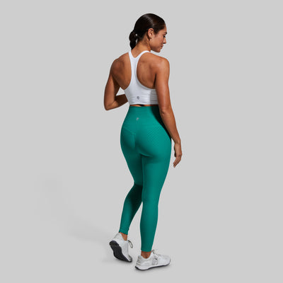 Synergy Cropped Sports Bra (White)