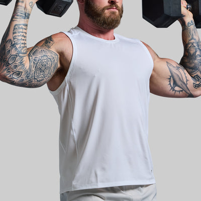 Training Muscle Tank (White)